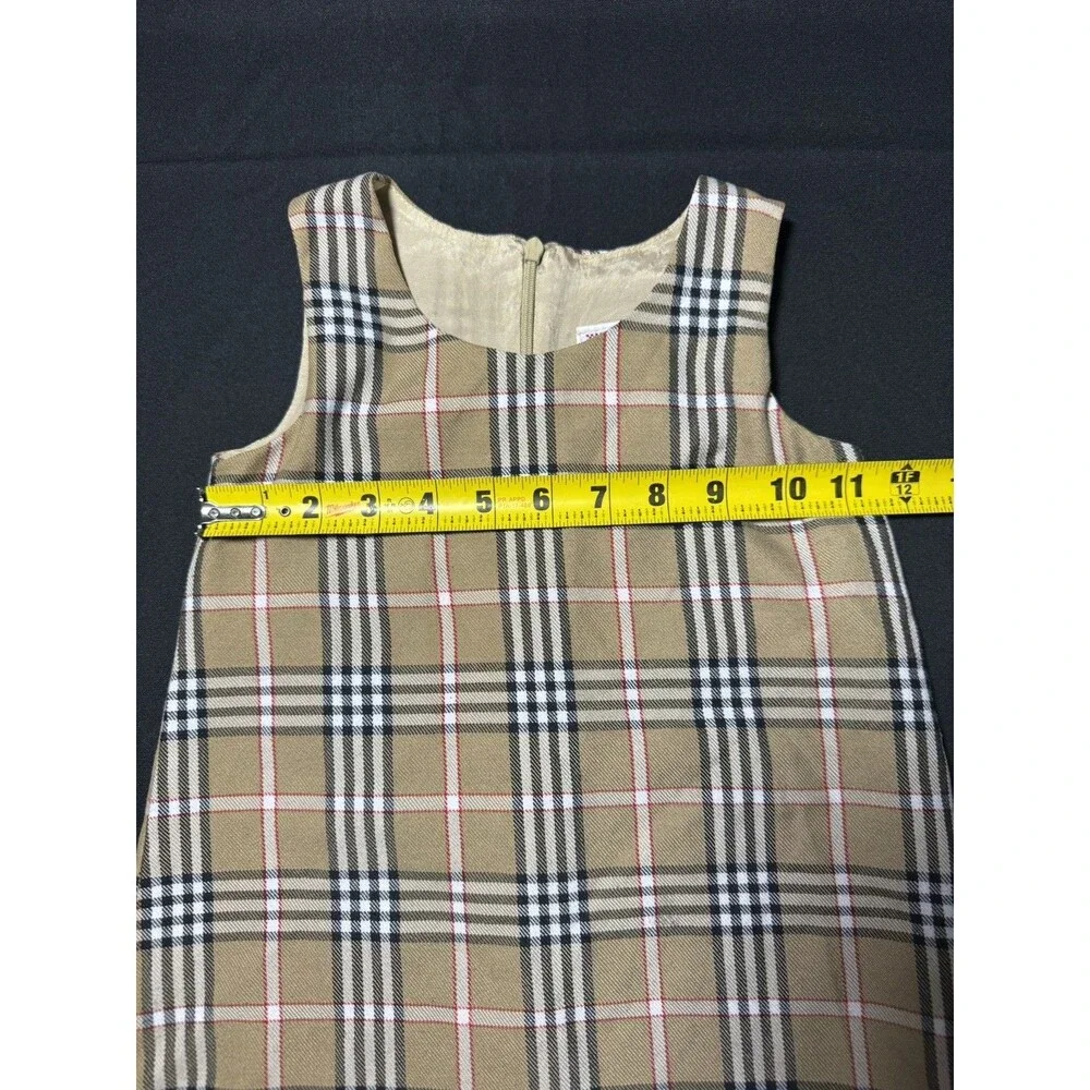 VTG Cottontail Originals Girls' 2T Plaid Dress US Made Preppy Retro Classic